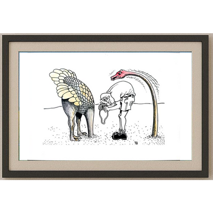 Tomislav Dusanic 29x21cm Orijinal Karikatür BOD01735