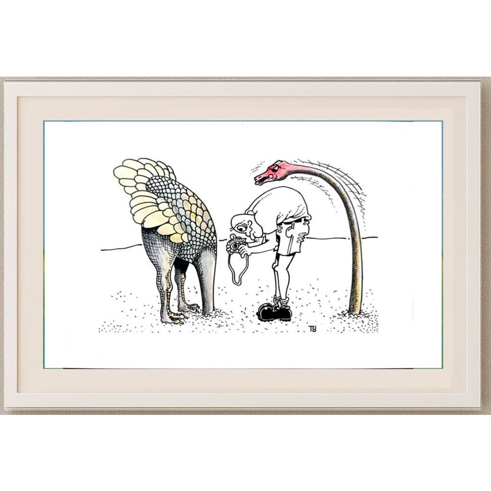 Tomislav Dusanic 29x21cm Orijinal Karikatür BOD01735