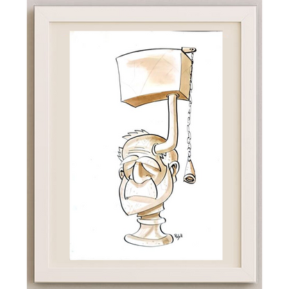 Daniel Rosell Montalban 29x21cm Orijinal Karikatür BOD01741