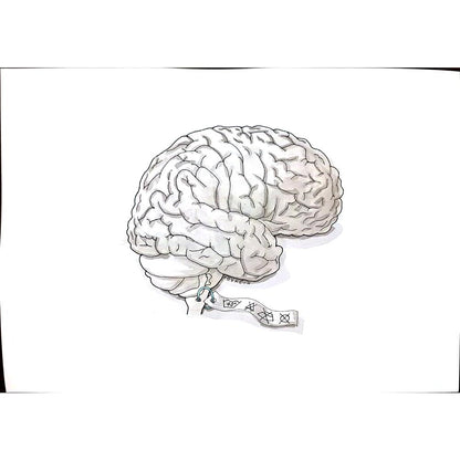 Ivan Kovacik 29x21cm Orijinal Karikatür BOD01753