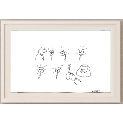 Stanko Zmazek 29x21cm Orijinal Karikatür BOD01758