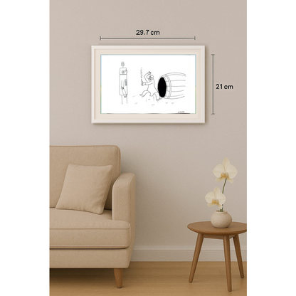 Stanko Zmazek 29x21cm Orijinal Karikatür BOD01759