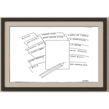 Stanko Zmazek 29x21cm Orijinal Karikatür BOD01760