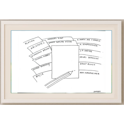 Stanko Zmazek 29x21cm Orijinal Karikatür BOD01760