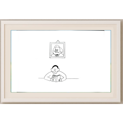 Stanko Zmazek 29x21cm Orijinal Karikatür BOD01761