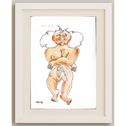 Tarek Seliem Mikhail 35x25cm Orijinal Karikatür BOD01769