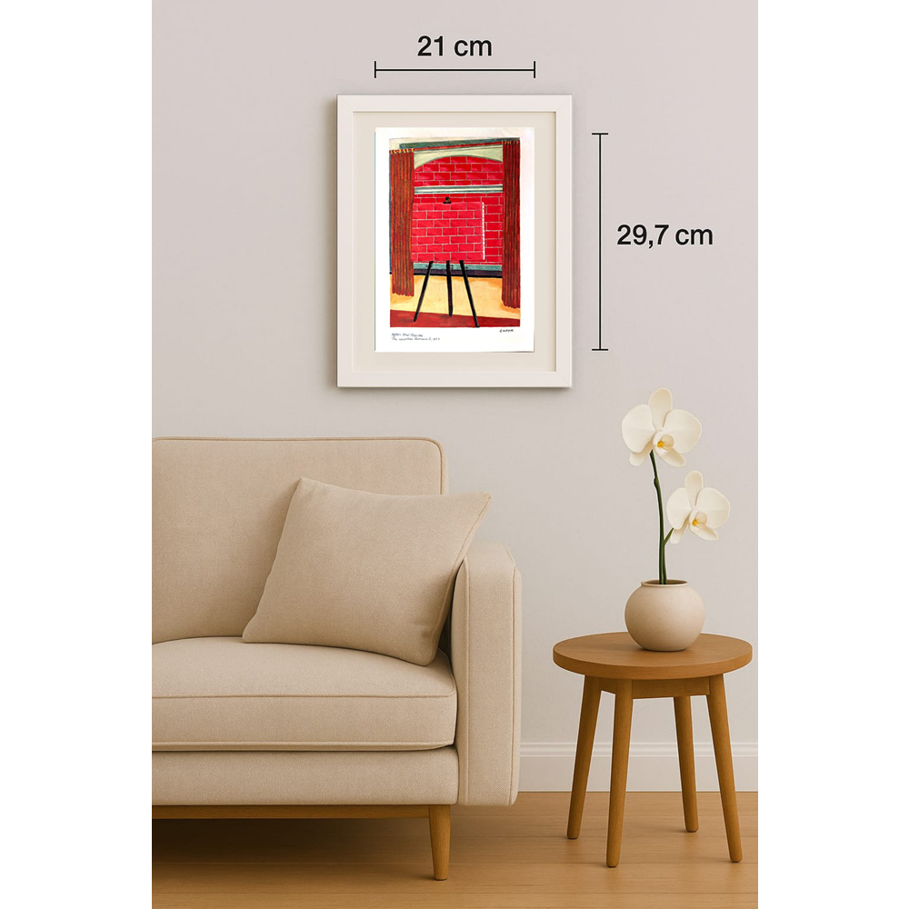 Peter Nieuwendijk 29x21cm Orijinal Karikatür BOD01777