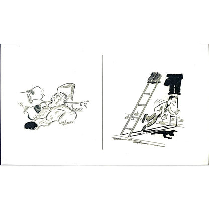 Mike Turner 21x15cm Orijinal Karikatür BOD01785