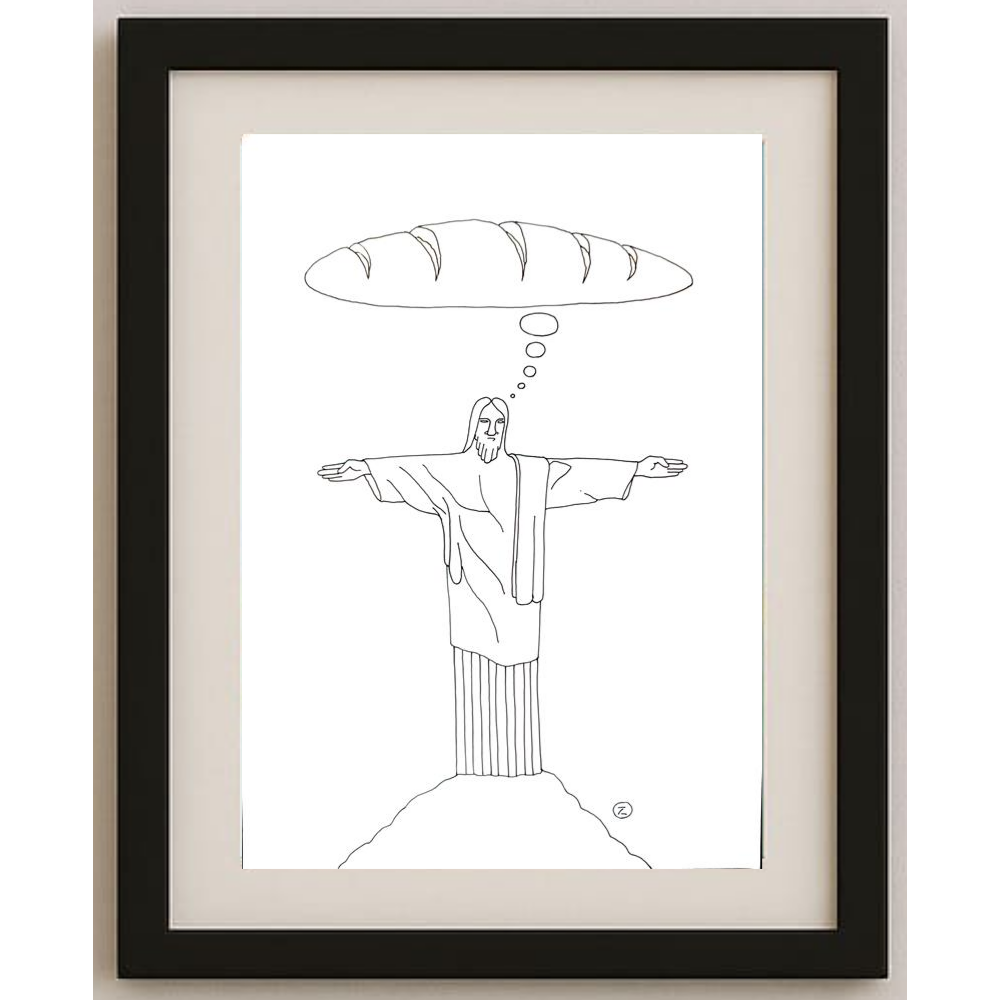 Zijad Sakic 24x18cm Orijinal Karikatür BOD01790