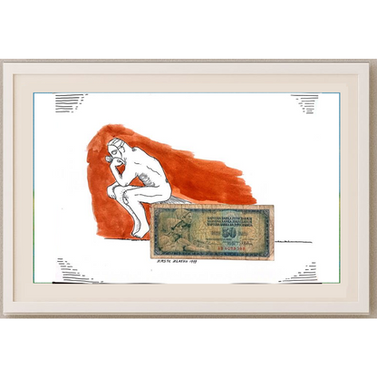 Zlatko Krstevski 30x23cm Orijinal Karikatür BOD01792