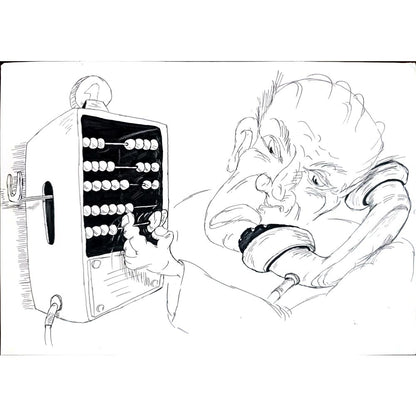 Tsvetomir Veleshky 29x21cm Orijinal Karikatür BOD01794