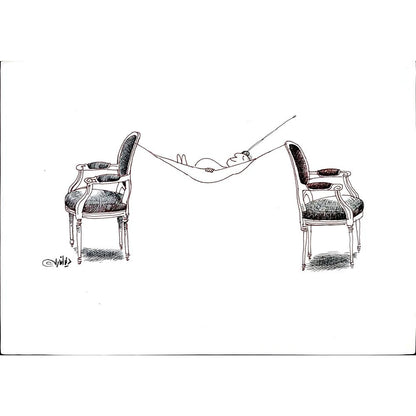 Ali Divandari 29x21cm Orijinal Karikatür BOD01813