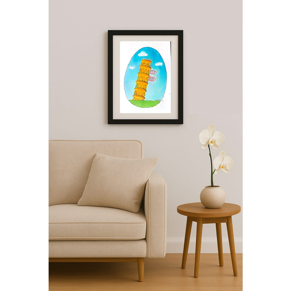 Abdolazim Azarkheil 29x21cm Orijinal Karikatür BOD01825