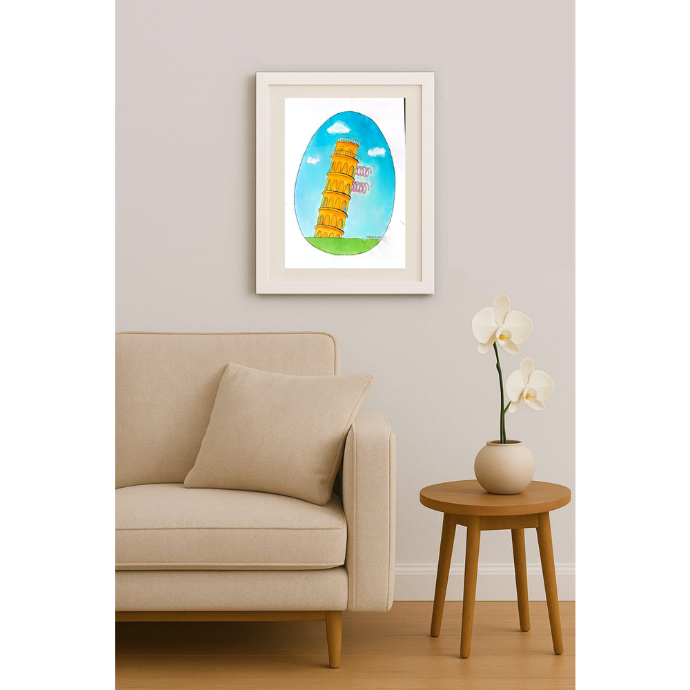 Abdolazim Azarkheil 29x21cm Orijinal Karikatür BOD01825