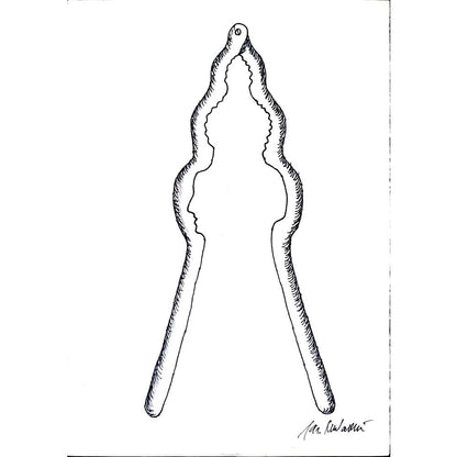 Jasminko Mulaomerovic 29x21cm Orijinal Karikatür BOD01852