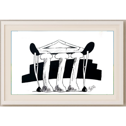 Szalai Attila 29x21cm Orijinal Karikatür BOD01855