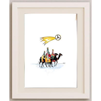 Winfried Besslich 29x21cm Orijinal Karikatür BOD01860