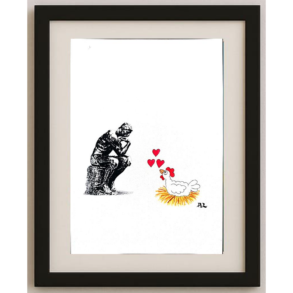 Anton Dragos 29x21cm Orijinal Karikatür BOD01867