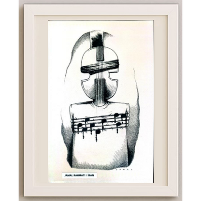 Wonsoo Yi 29x21cm Orijinal Karikatür BOD01869