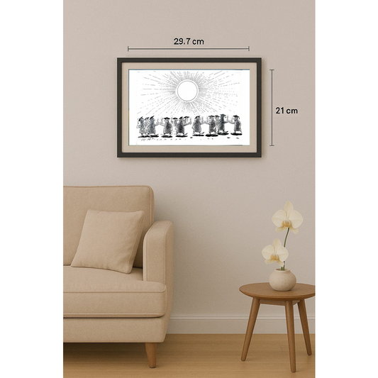 Ali Divandari 29x21cm Orijinal Karikatür BOD01880