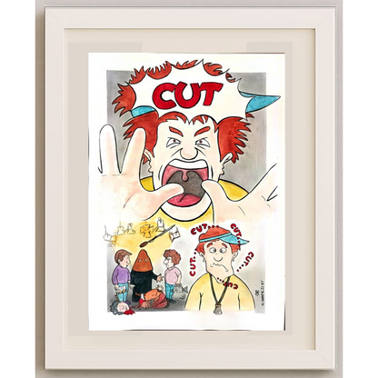 Nader Hafezi 31x21cm Orijinal Karikatür BOD01887