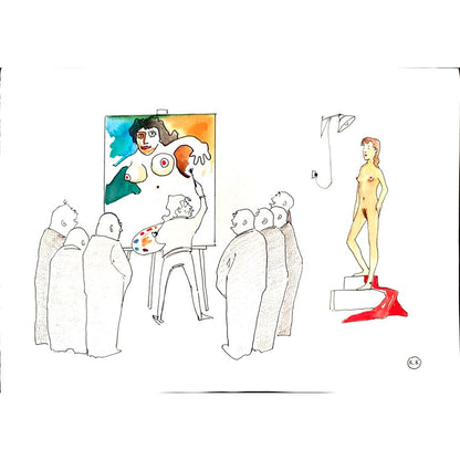 Kokus 29x21cm Orijinal Karikatür BOD01907