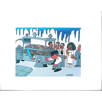 Jose Polo 29x21cm Orijinal Karikatür BOD01915