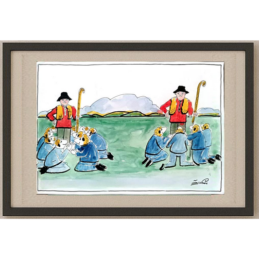 Zivanic Gostimir 29x21cm Orijinal Karikatür BOD01919