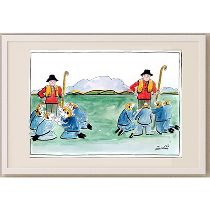 Zivanic Gostimir 29x21cm Orijinal Karikatür BOD01919