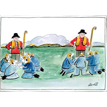 Zivanic Gostimir 29x21cm Orijinal Karikatür BOD01919