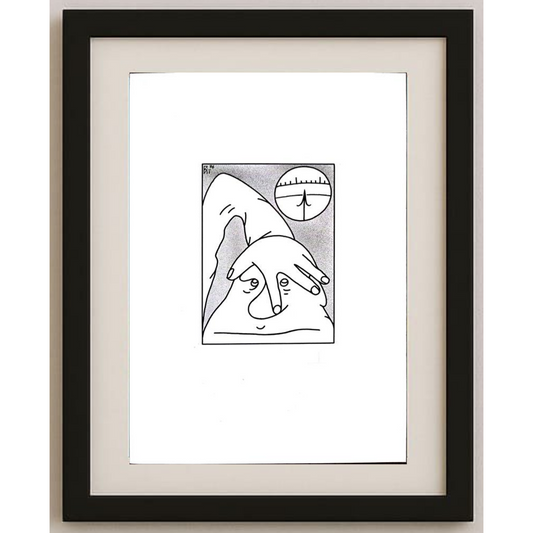 Vitalij Koryako 29x21cm Orijinal Karikatür BOD01920