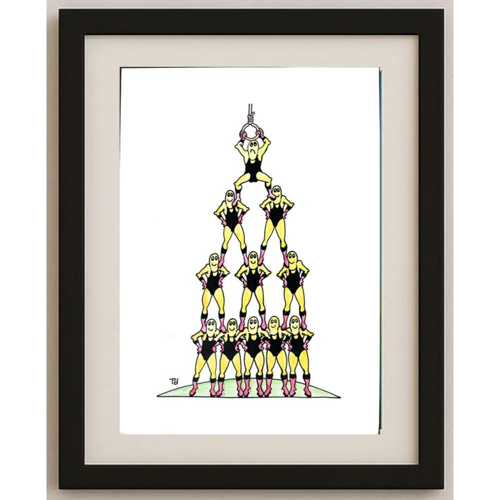 Tomislav Dusanic 29x21cm Orijinal Karikatür BOD01925