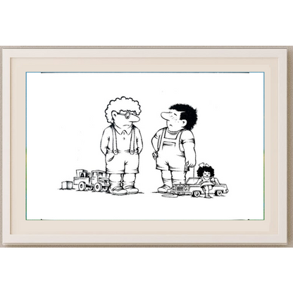 Sergey Khasabov 29x21cm Orijinal Karikatür BOD01928