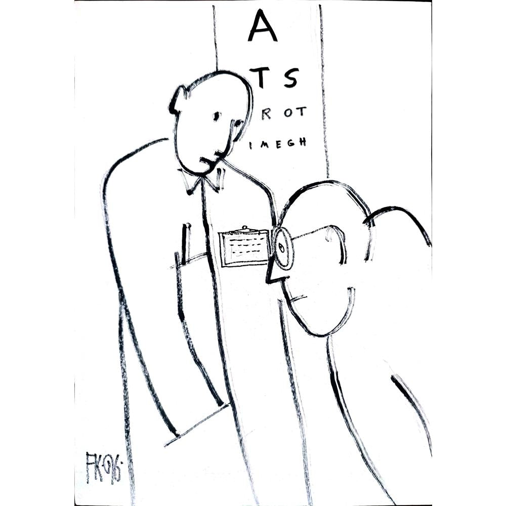 Fedor Kritovak 29x21cm Orijinal Karikatür BOD01929