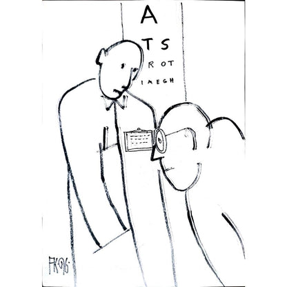 Fedor Kritovak 29x21cm Orijinal Karikatür BOD01929