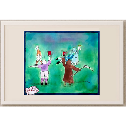 Mahyan Khosro Anjom 24x21cm Orijinal Karikatür BOD01942