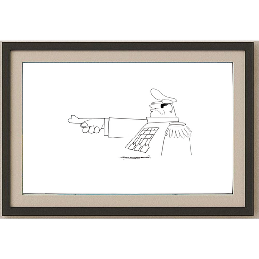Nargessi Naser 29x21cm Orijinal Karikatür BOD01944
