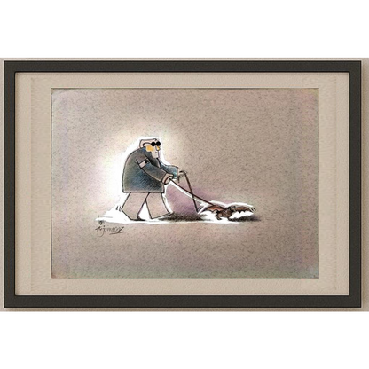 Sepideh Anjomrooz 29x21cm Orijinal Karikatür BOD01949