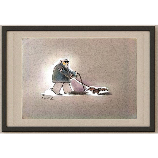 Sepideh Anjomrooz 29x21cm Orijinal Karikatür BOD01949
