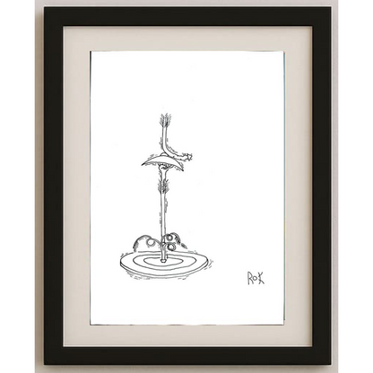 Rahmat Kardan 29x21cm Orijinal Karikatür BOD01952