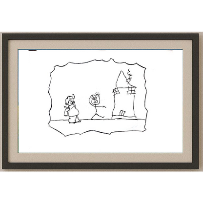 Mim Kha 29x21cm Orijinal Karikatür BOD01953