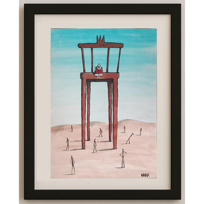 Jano Valter 43x30cm Orijinal Karikatür BOD01966