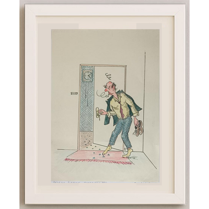 George Sabev 43x30cm Orijinal Karikatür BOD01967