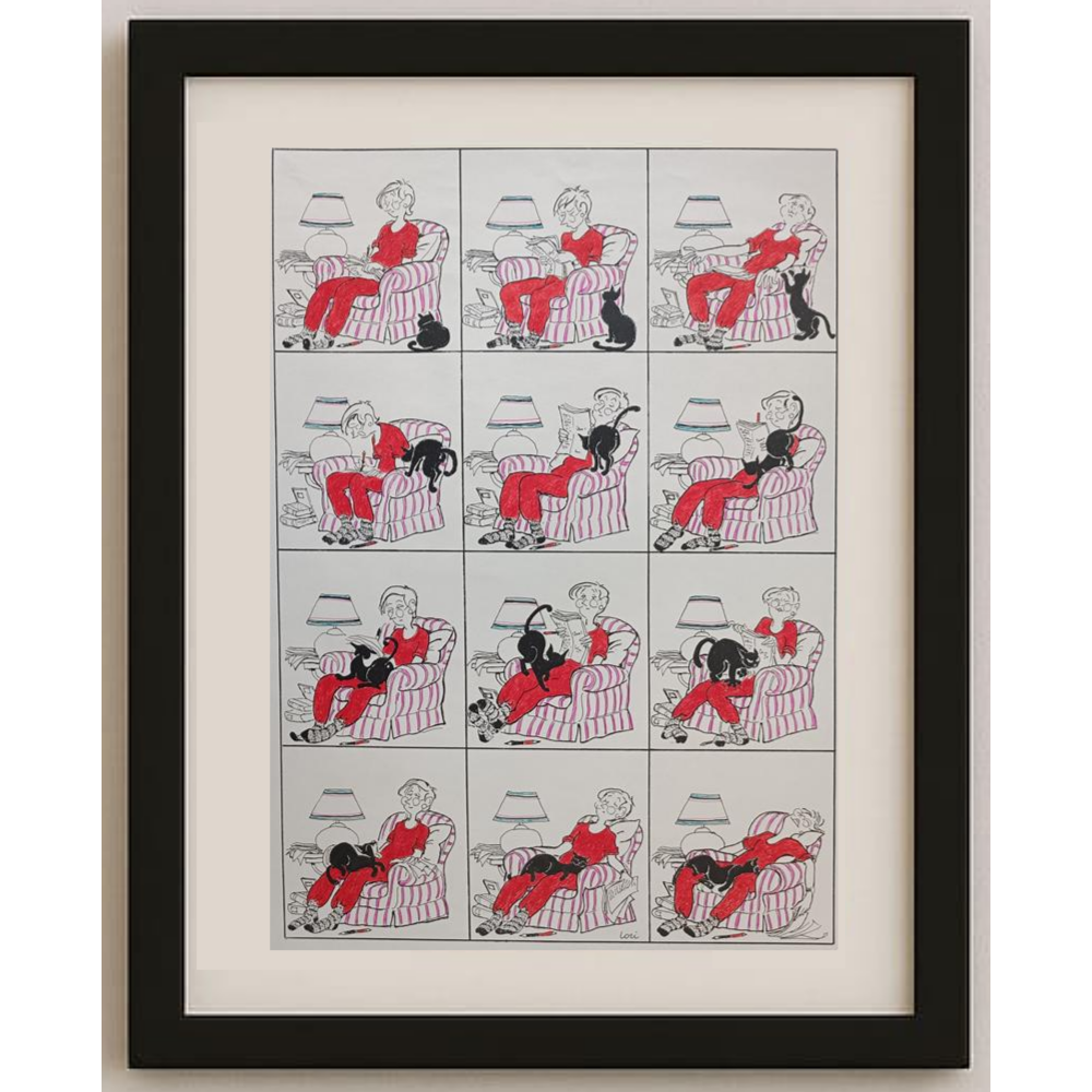 Eleonara Chiti 43x30cm Orijinal Karikatür BOD01972