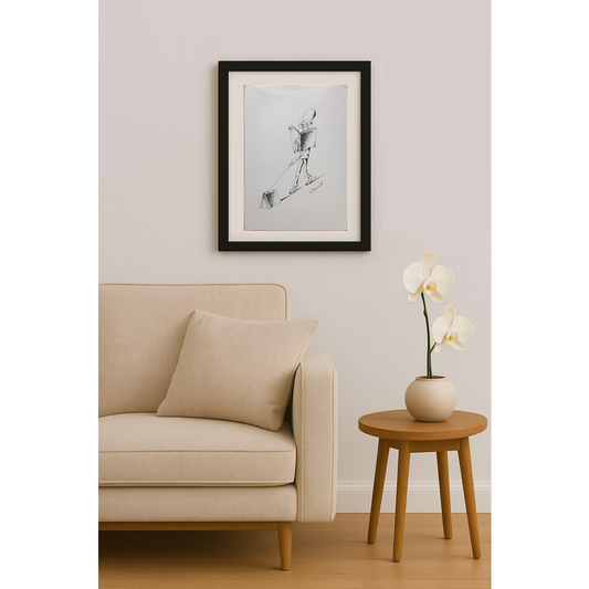 Arkady Tzkun 35x25cm Orijinal Karikatür BOD01977