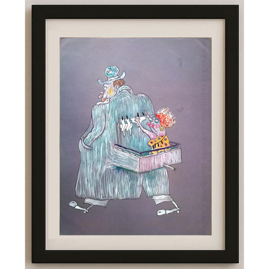 Ivailo Tsvetkov 35x33cm Orijinal Karikatür BOD01990