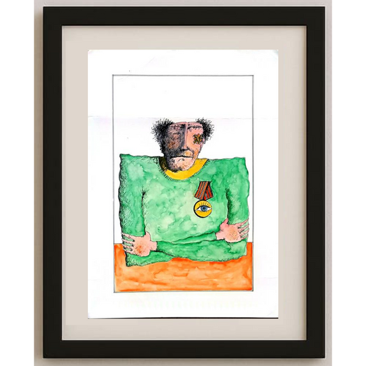 Tsocho Peev 35x25cm Orijinal Karikatür BOD01991