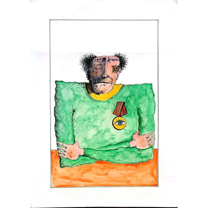 Tsocho Peev 35x25cm Orijinal Karikatür BOD01991