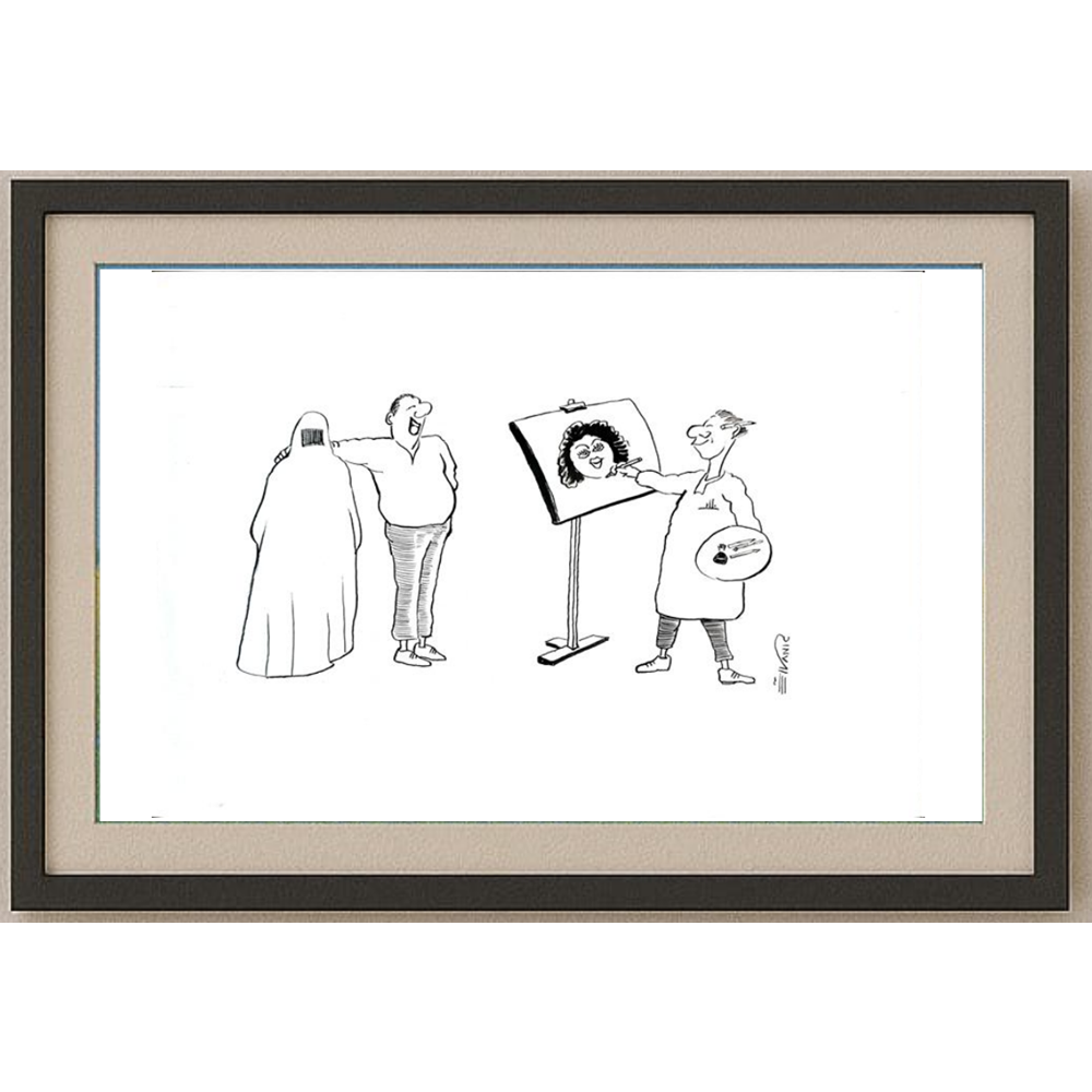 Zivanic Gostimir 29x21cm Orijinal Karikatür BOD01992