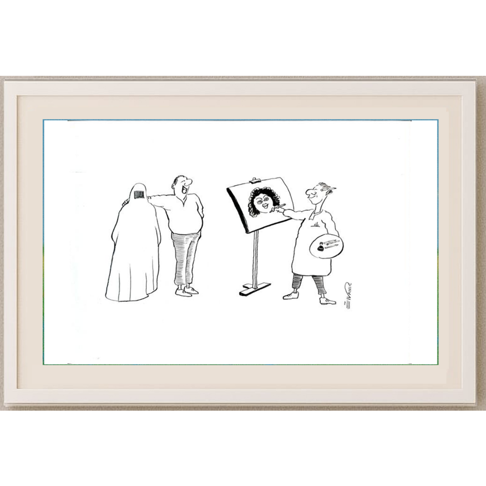Zivanic Gostimir 29x21cm Orijinal Karikatür BOD01992